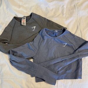 GYMSHARK vital seamless crop tops set of two